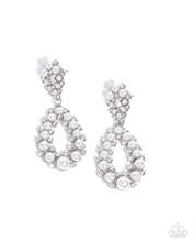 Load image into Gallery viewer, Paparazzi Dapper Debut - White Earrings
