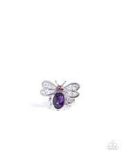 Load image into Gallery viewer, Paparazzi Bedazzled Bee - Purple Ring
