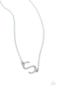 Paparazzi INITIALLY Yours - S - Multi Necklace (Iridescent)