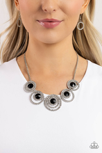 Load image into Gallery viewer, Paparazzi Dramatic Darling - Black Necklace
