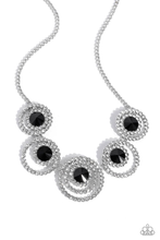 Load image into Gallery viewer, Paparazzi Dramatic Darling - Black Necklace
