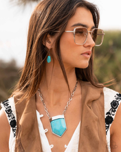 Load image into Gallery viewer, Paparazzi Pendant Passage - Blue Necklace (2025 February Empower Me Pink)
