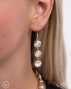 Paparazzi God’s Girl - Gold Necklace (Pink Diamond Exclusive)