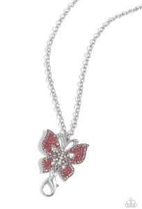 Paparazzi Blinged-Out Breeze - Pink Necklace