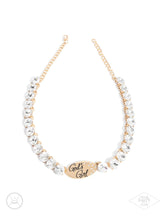 Load image into Gallery viewer, Paparazzi God’s Girl - Gold Necklace (Pink Diamond Exclusive)
