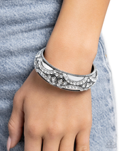 Load image into Gallery viewer, Paparazzi Draped in Decadence - White Bracelet
