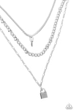 Load image into Gallery viewer, Paparazzi Low Key Layers - Silver Necklace
