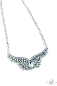 Paparazzi Smoldering Shimmer / Multi Necklace (Blue - Pink Diamond Exclusive)