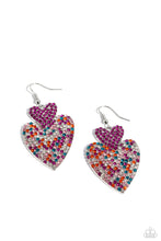 Load image into Gallery viewer, Paparazzi Flirting Flourish - Pink Earrings
