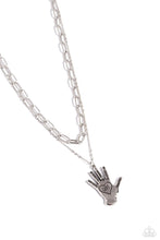 Load image into Gallery viewer, Paparazzi Giving A Hand - Silver Necklace
