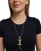 Load image into Gallery viewer, Paparazzi Salamander Statement - Green Necklace
