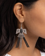 Load image into Gallery viewer, Paparazzi Southwestern Selfie - Black Earrings
