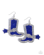Load image into Gallery viewer, Paparazzi Benevolent Boot - Blue Earrings
