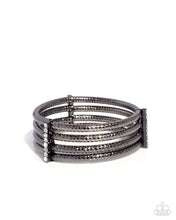 Load image into Gallery viewer, Paparazzi Teeming With Taste - Black Bracelet
