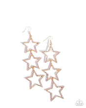 Load image into Gallery viewer, Paparazzi Star-Crossed Success - Gold Earrings
