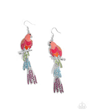 Load image into Gallery viewer, Paparazzi Parrot Pull - Orange Earrings
