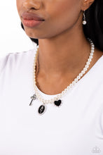 Load image into Gallery viewer, Paparazzi Charming Collision - Black Necklace
