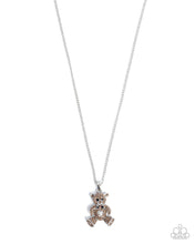Load image into Gallery viewer, Paparazzi Twinkling Teddy - Brown Necklace
