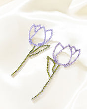 Load image into Gallery viewer, Paparazzi Tulip Transcendence - Purple Earrings
