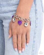 Load image into Gallery viewer, Paparazzi Whole Lotta Love - Purple Bracelet
