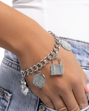 Load image into Gallery viewer, Paparazzi Monochromatic Mayhem - White Bracelet
