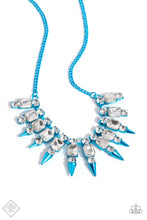 Load image into Gallery viewer, Paparazzi Punk Passion - Blue Necklace (December 2023 Fashion Fix)
