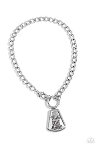 Paparazzi Trust and Believe - Silver Necklace