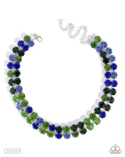 Load image into Gallery viewer, Paparazzi Colorful Charm - Green Necklace (Choker)
