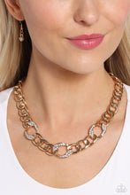 Load image into Gallery viewer, Paparazzi Gleaming Harmony - Gold Necklace
