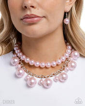 Load image into Gallery viewer, Paparazzi Sophisticated to the Max - Pink Necklace (Choker)
