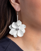 Load image into Gallery viewer, Paparazzi Generous Glisten - White Earrings
