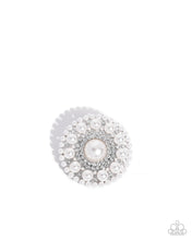 Load image into Gallery viewer, Paparazzi Posh Paladin - White Brooch
