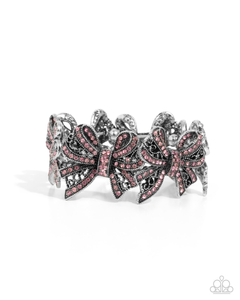 Paparazzi French Flourish - Pink Bracelet