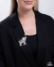 Load image into Gallery viewer, Paparazzi Elephant Embrace - Black Brooch
