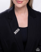 Load image into Gallery viewer, Paparazzi Blingy Boss - White Brooch
