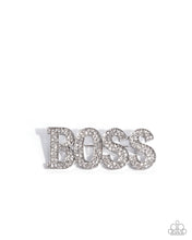 Load image into Gallery viewer, Paparazzi Blingy Boss - White Brooch
