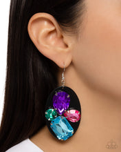 Load image into Gallery viewer, Paparazzi Attention Grabber - Black Earrings
