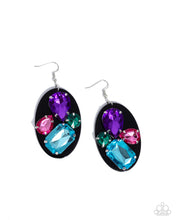 Load image into Gallery viewer, Paparazzi Attention Grabber - Black Earrings
