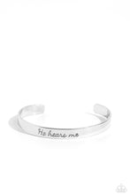 Load image into Gallery viewer, Paparazzi He Hears - Silver Bracelet
