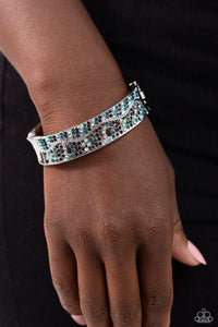 Paparazzi Wavy Whimsy - Blue Bracelet