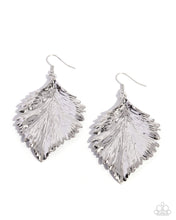 Load image into Gallery viewer, Paparazzi Feathered Flair - Silver Earrings
