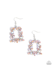 Load image into Gallery viewer, Paparazzi Fierce Frame - Orange Earrings
