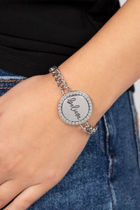 Paparazzi Hope and Faith - Silver Bracelet
