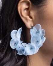 Load image into Gallery viewer, Paparazzi Petaled Pageant - Blue Earrings
