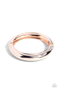 Paparazzi Strut Your CUFF - Rose Gold Earrings