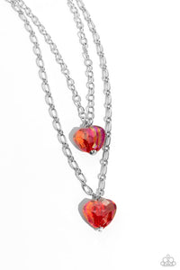 Paparazzi Layered Love - Red Necklace