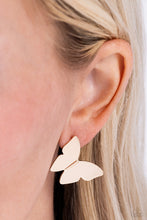 Load image into Gallery viewer, Paparazzi Butterfly Beholder - Gold Earrings
