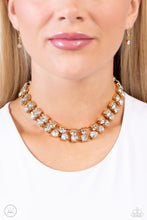 Load image into Gallery viewer, Paparazzi Glistening Gallery - Gold Necklace (Choker)
