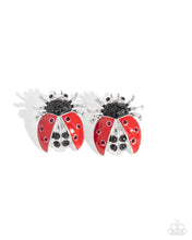 Load image into Gallery viewer, Paparazzi Lavish Ladybug - Red Earrings
