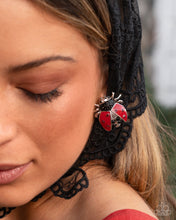 Load image into Gallery viewer, Paparazzi Lavish Ladybug - Red Earrings
